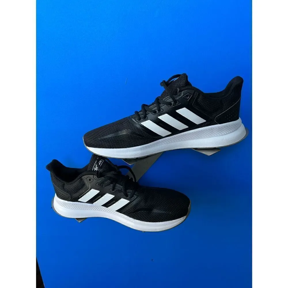 Adidas F36218 Falcon Running Shoes Black Athletic Sneaker Light Weight Size 9.5